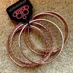Rose Gold Set Of Bracelets!!!